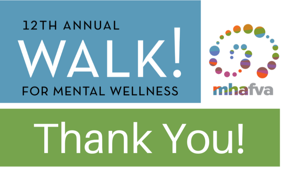 Thank you for making the 2019 Walk for Mental Wellness a success!